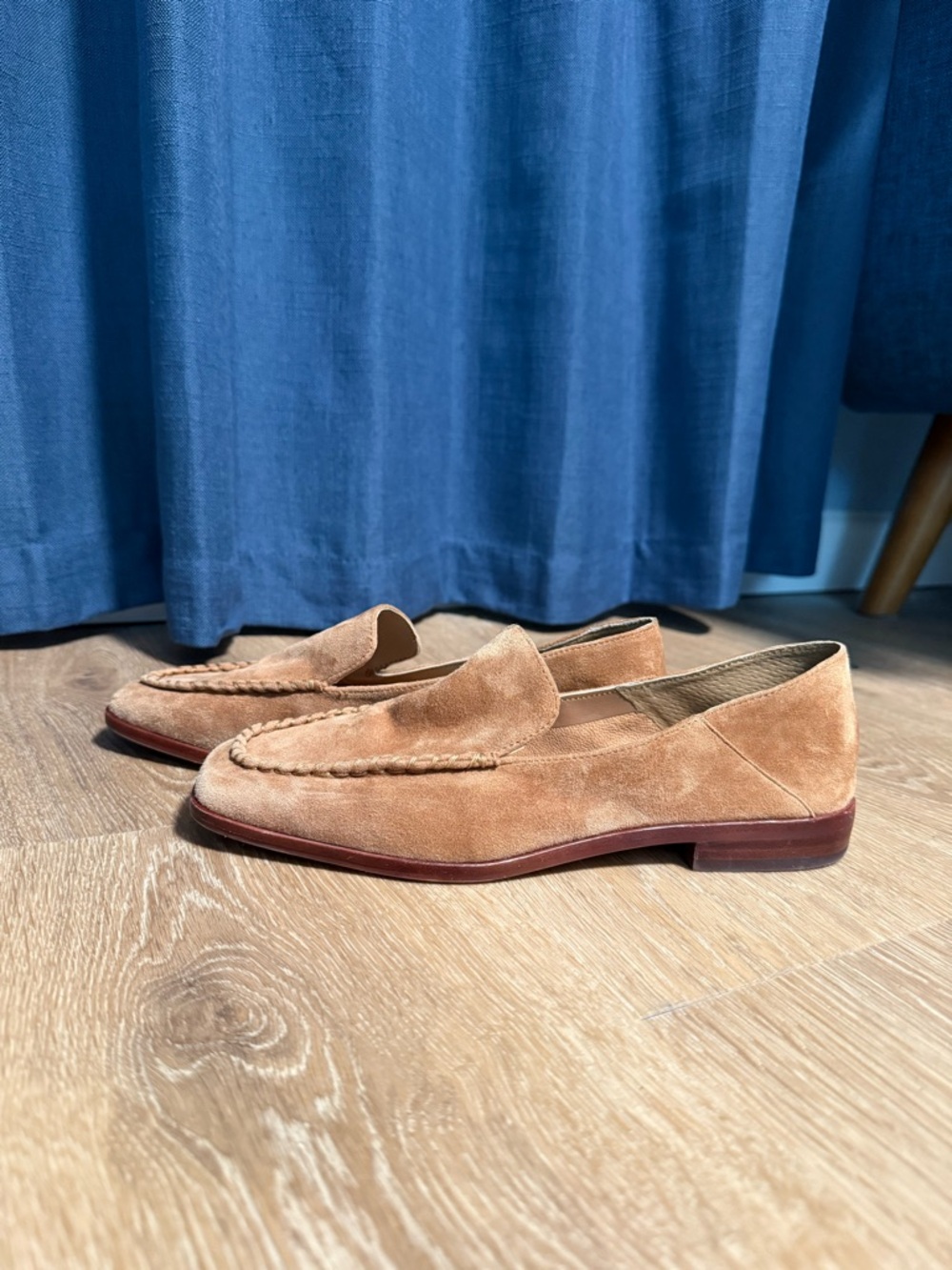 Dolce Vita Suede Mules in Camel Brown